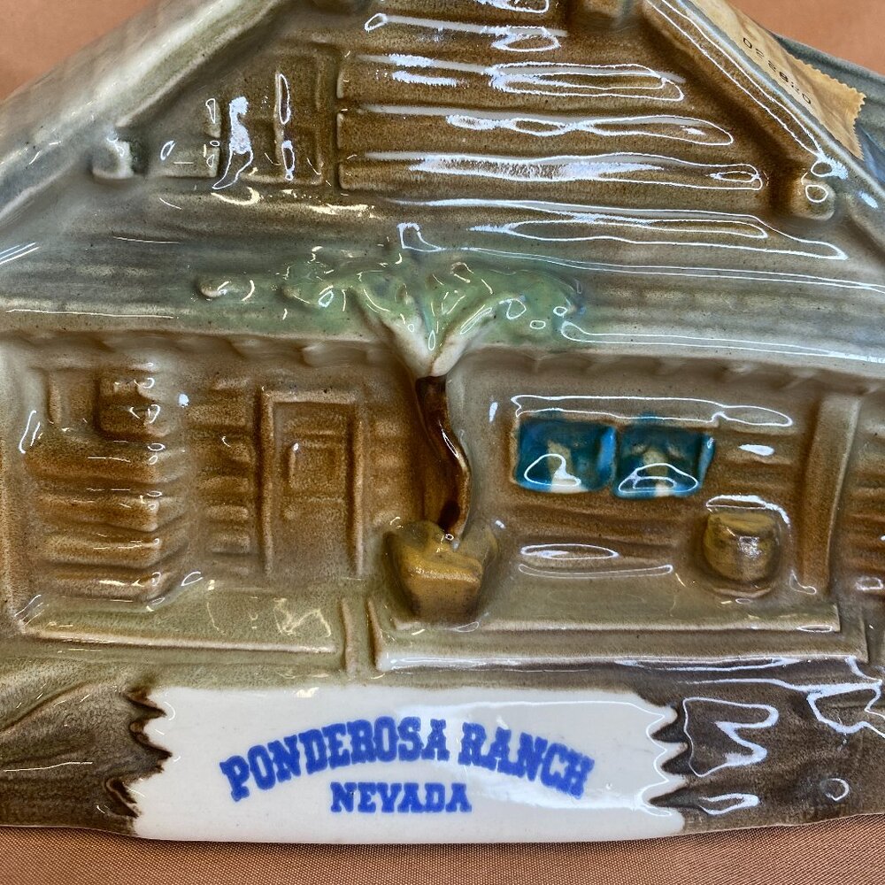 1969 Genuine Regal China Ponderosa Ranch Nevada James Bean Whiskey Decanter - Picture 2 of 14